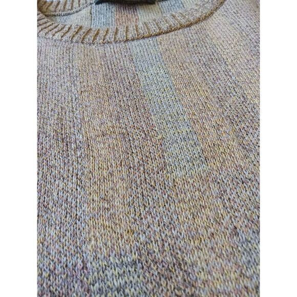 Ermenegildo Zegna Yellow Tight Knit Cotton Pullover Crewneck Sweater Men's XXL - Picture 8 of 12